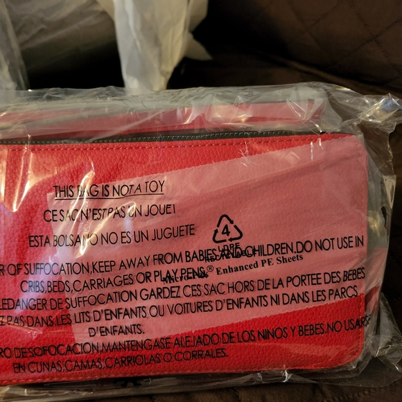 Kate Landry Red Charlie Crossbody Purse - Picture 4 of 4